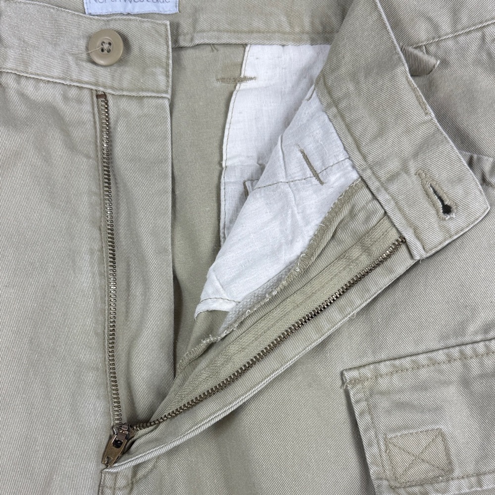 North West Blue Men's Khaki Cargo Pants - Picture 6 of 6